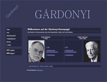 Tablet Screenshot of gardonyi.de